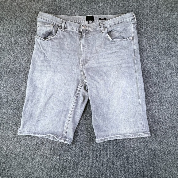 H&M Other - H&M Shorts Mens 36x11.5 Gray Denim Cotton Stretch Slim Fit Medium Wash Casual